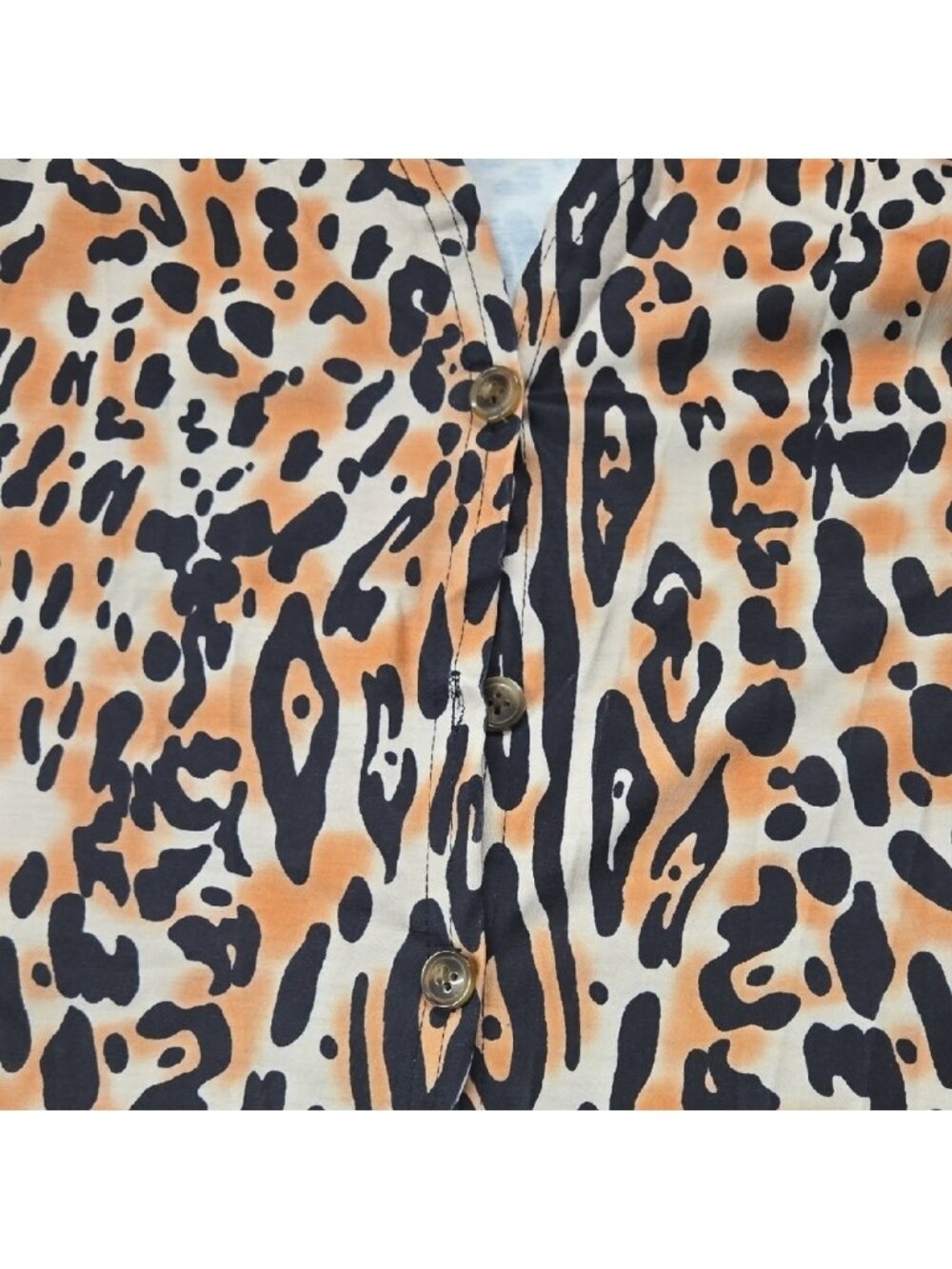 3/$10 Chic Animal Print V-Neck Dress - NWOT - Picture 4 of 6